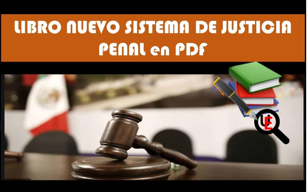 LIBRO NUEVO SISTEMA DE JUSTICIA PENAL En PDF El Universo Educativo