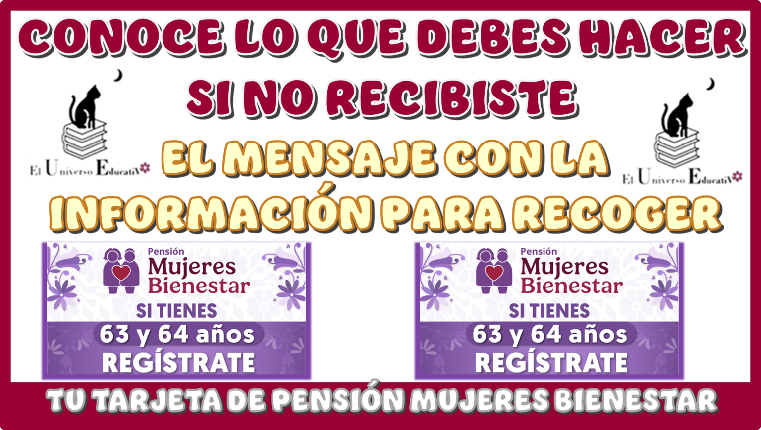 CONOCE LO QUE DEBES HACER SI NO RECIBISTE EL MENSAJE CON LA