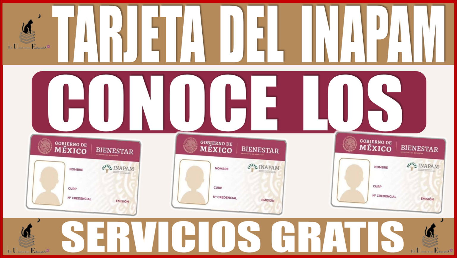 Tarjeta Del Inapam Conoce Los Servicios Gratis Que Puedes Tener