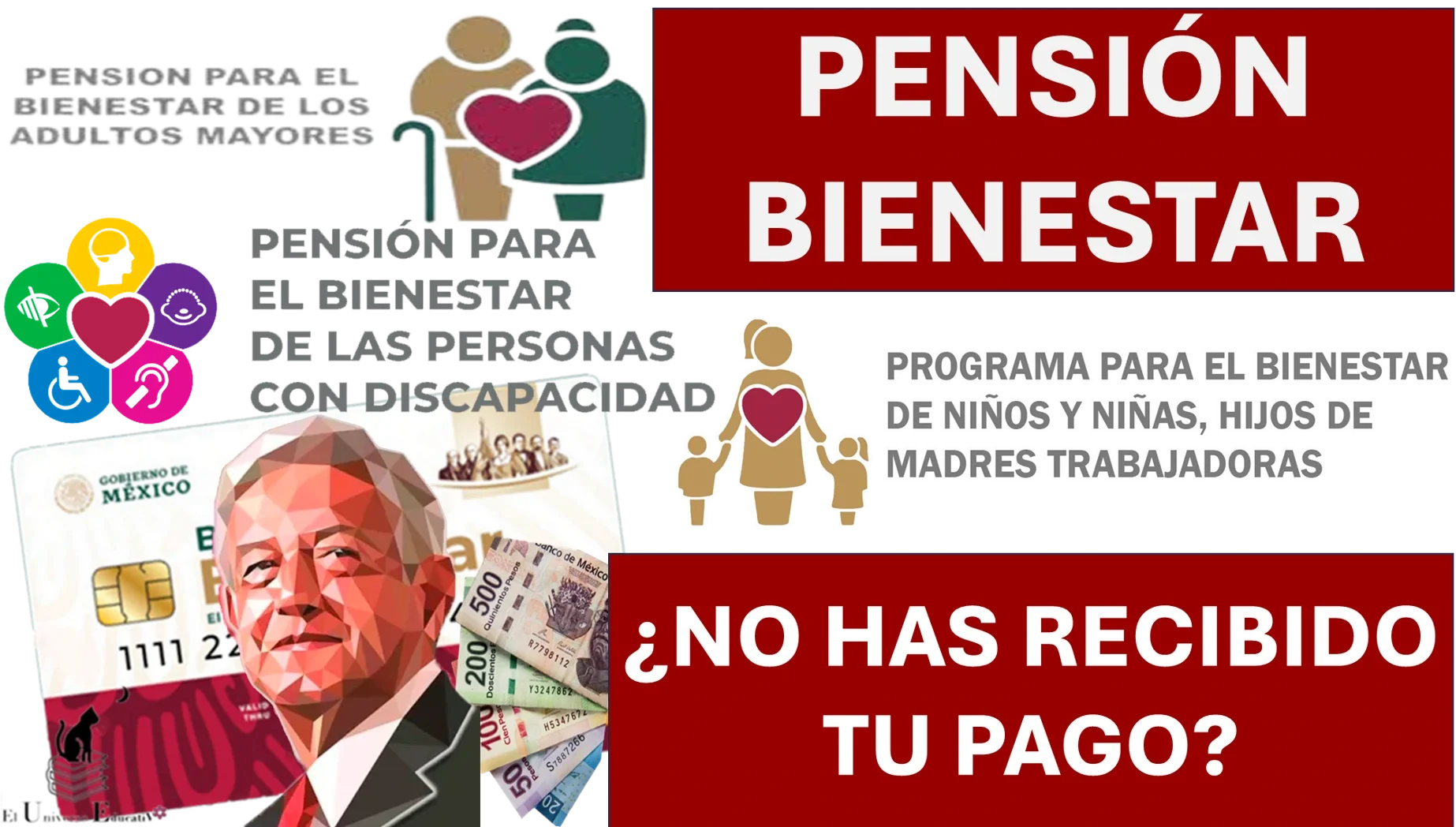 🚨🤑💸💳📌 ¿Eres de los beneficiarios que no ha recibido su pago de la Pensión para el Bienestar? ¡Toma nota! 🚨🤑💸💳📌