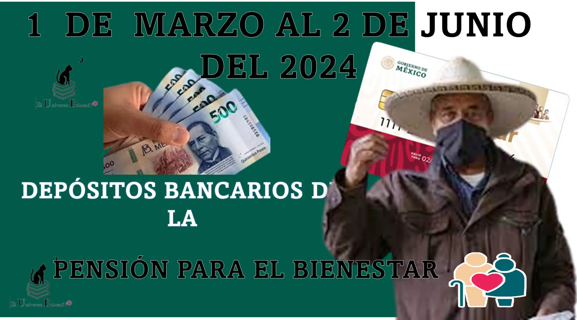1 de marzo al 02 de junio del 2024 | No hay depósitos bancarios de la Pensión Bienestar 2024 | ENTÉRATE AQUÍ 