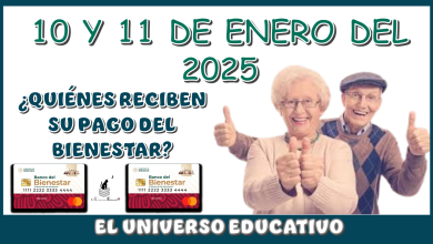 10 Y 11 DE ENERO DEL 2025 | ¿QUIÉNES RECIBEN SU PAGO DEL BIENESTAR?