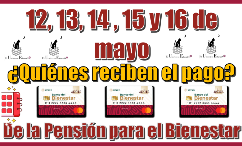 12, 13,14,15,y 16 de mayo | ¿Quiénes reciben el pago de la Pensión para el Bienestar?