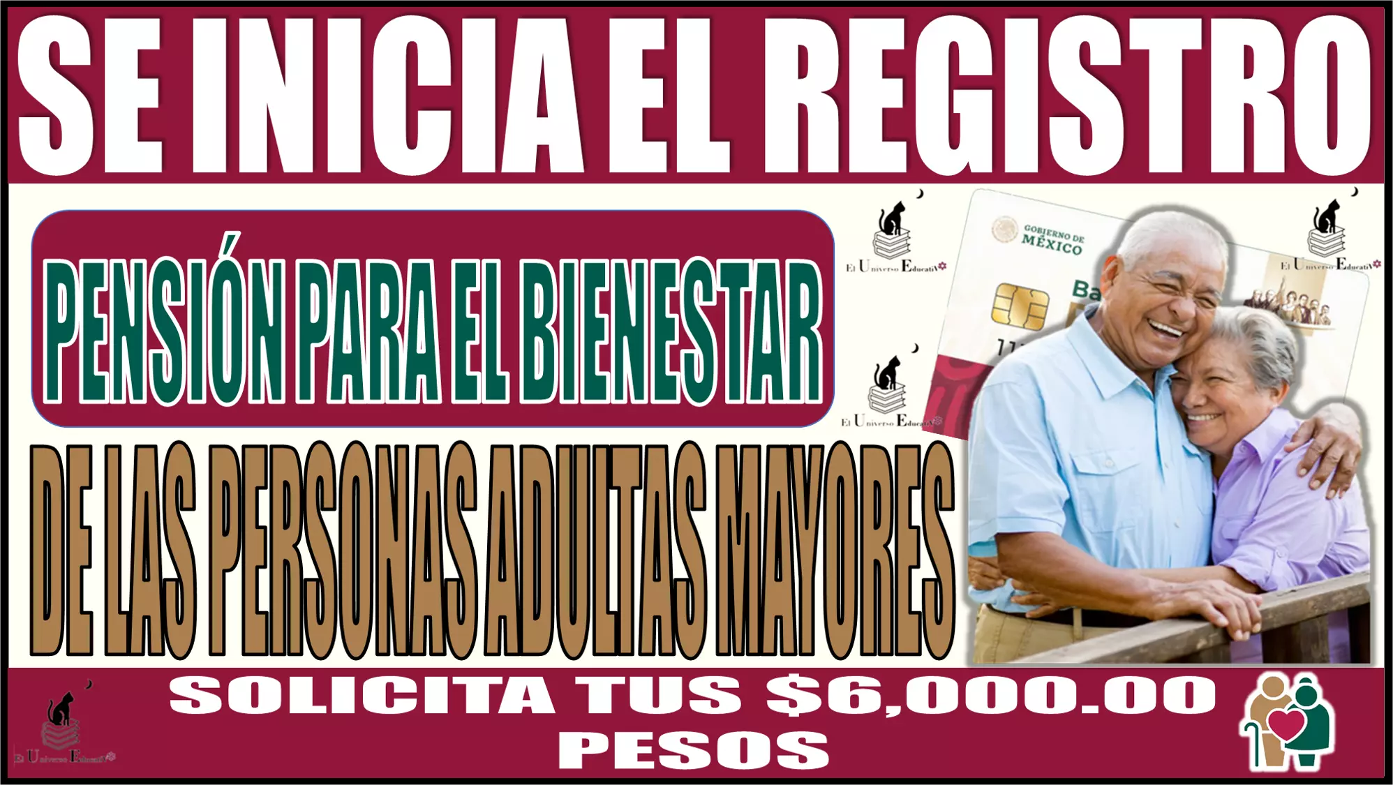 🟢👵🧓📢✅ Se inicia el registro de la Pensión para el Bienestar de las Personas Adultas Mayores: Solicita ya tus $6,000.00 pesos 🟢👵🧓📢✅