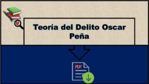 Teoría del Delito Oscar Peña en PDF