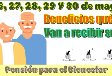 26, 27, 28, 29 y 30 de mayo | Beneficiarios qué van a recibir su Pensión para el Bienestar
