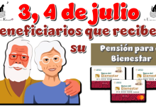 3, 4, de julio | Beneficiarios qué reciben su Pensión para el Bienestar