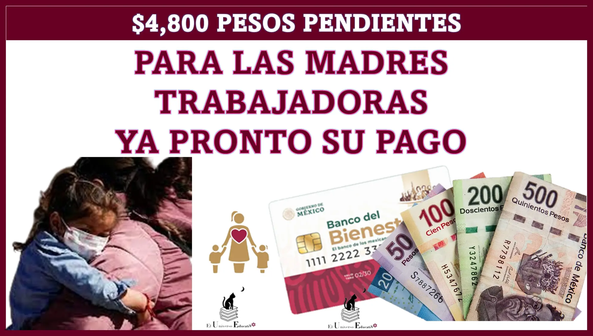 $4,800 PESOS PENDIENTES PARA LAS MADRES TRABAJADORAS | YA PRONTO SU PAGO 