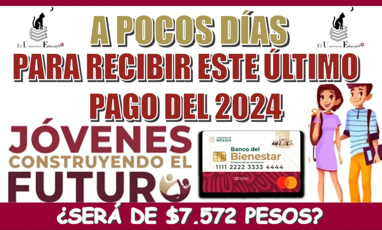 A POCOS DÍAS PARA RECIBIR ESTE ÚLTIMO PAGO DEL 2024 | ¿SERÁ DE $7,572 PESOS? 