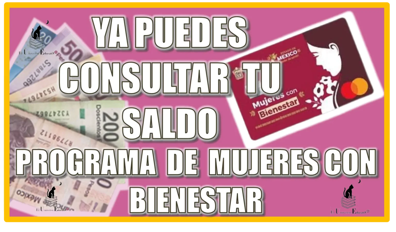 AHORA YA PUEDES CONSULTAR TU SALDO DE TU PROGRAMA MUJERES CON BIENESTAR | AQUÍ TE DIREMOS CÓMO 