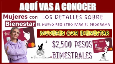 AQUÍ VAS A CONOCER LOS DETALLES SOBRE EL NUEVO REGISTRO PARA EL PROGRAMA DE MUJERES CON BIENESTAR 