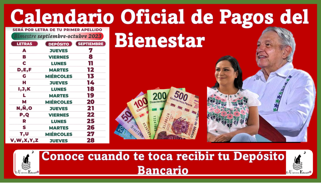 ≫ Aquí Te Dejamos El Calendario Oficial De Pagos De Bienestar Conoce Cuando Te Toca Recibir Tu 2169