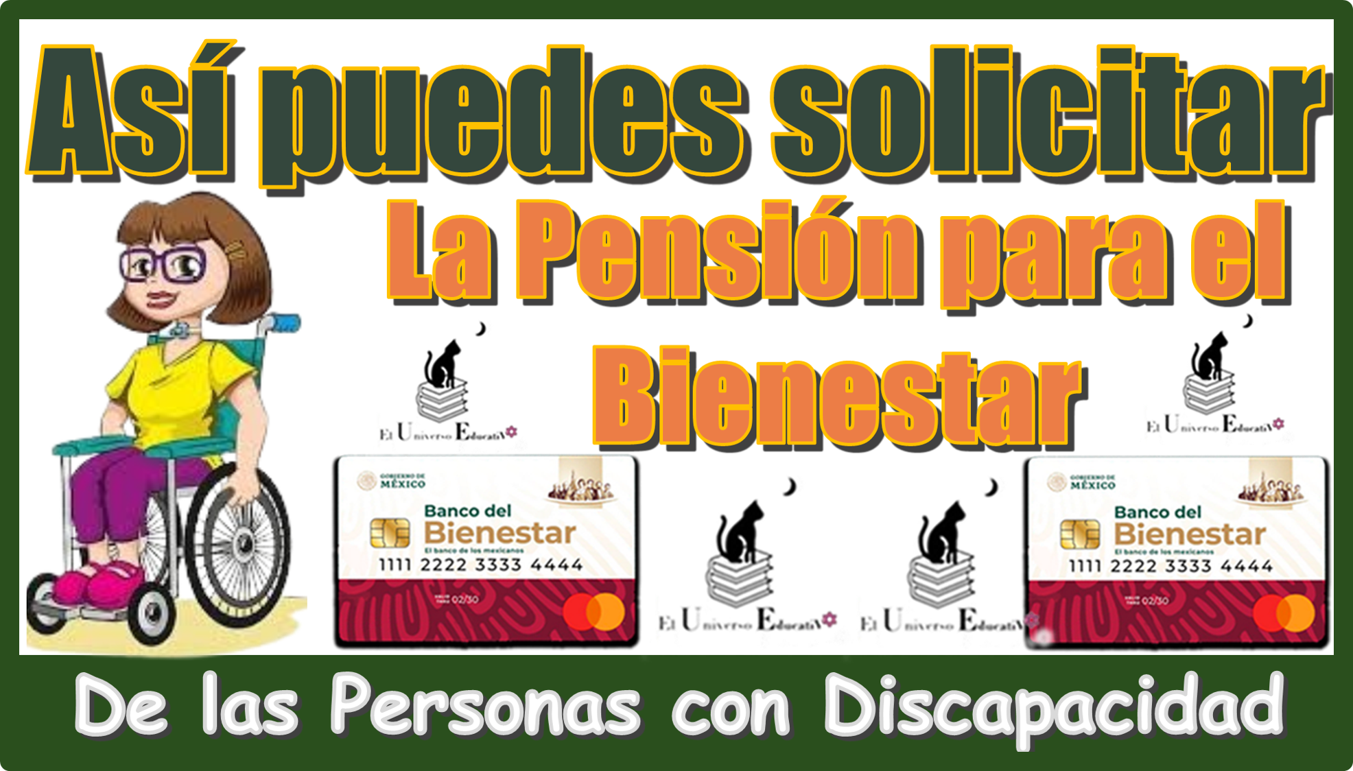 Así puedes solicitar la Pensión para el Bienestar de las Personas con Discapacidad