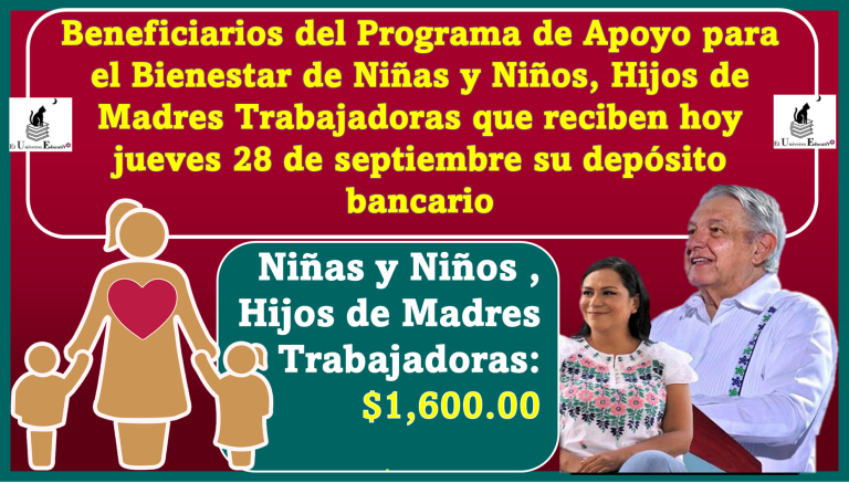 ≫ Beneficiarios Del Programa De Apoyo Para El Bienestar De Niñas Y