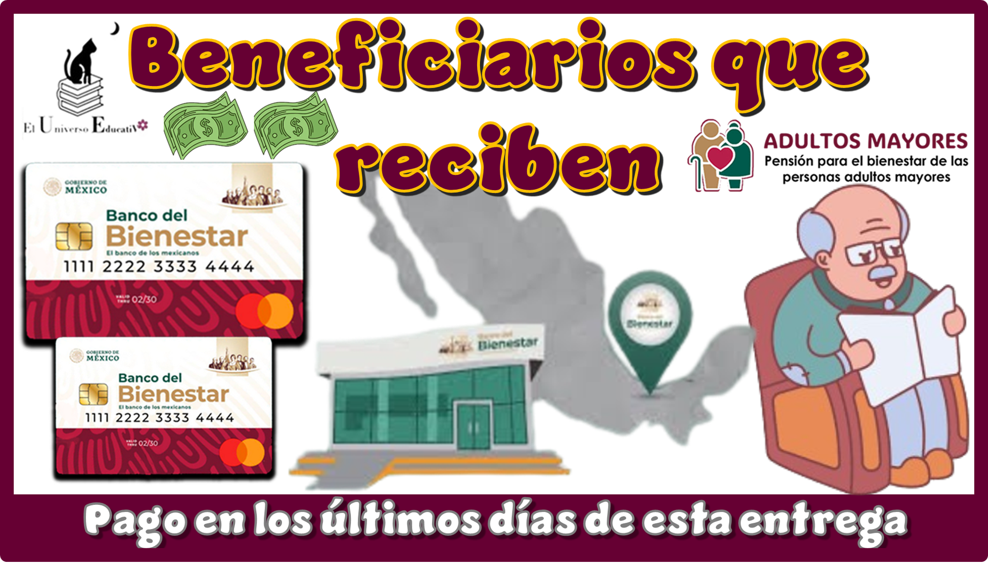 Beneficiarios que reciben pago en los últimos días de esta entrega
