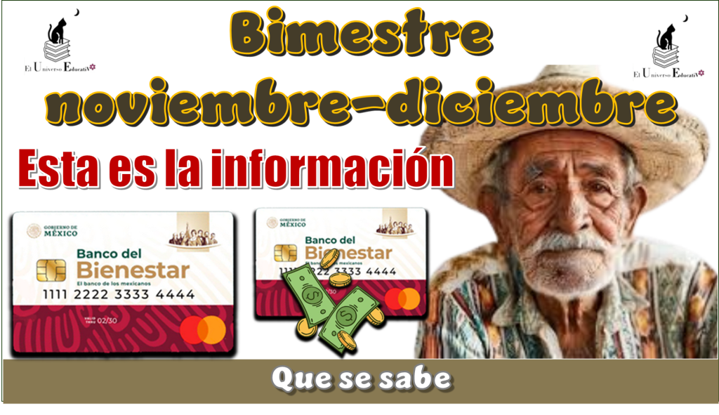 Bimestre noviembre-diciembre | Esta es la información que se sabe