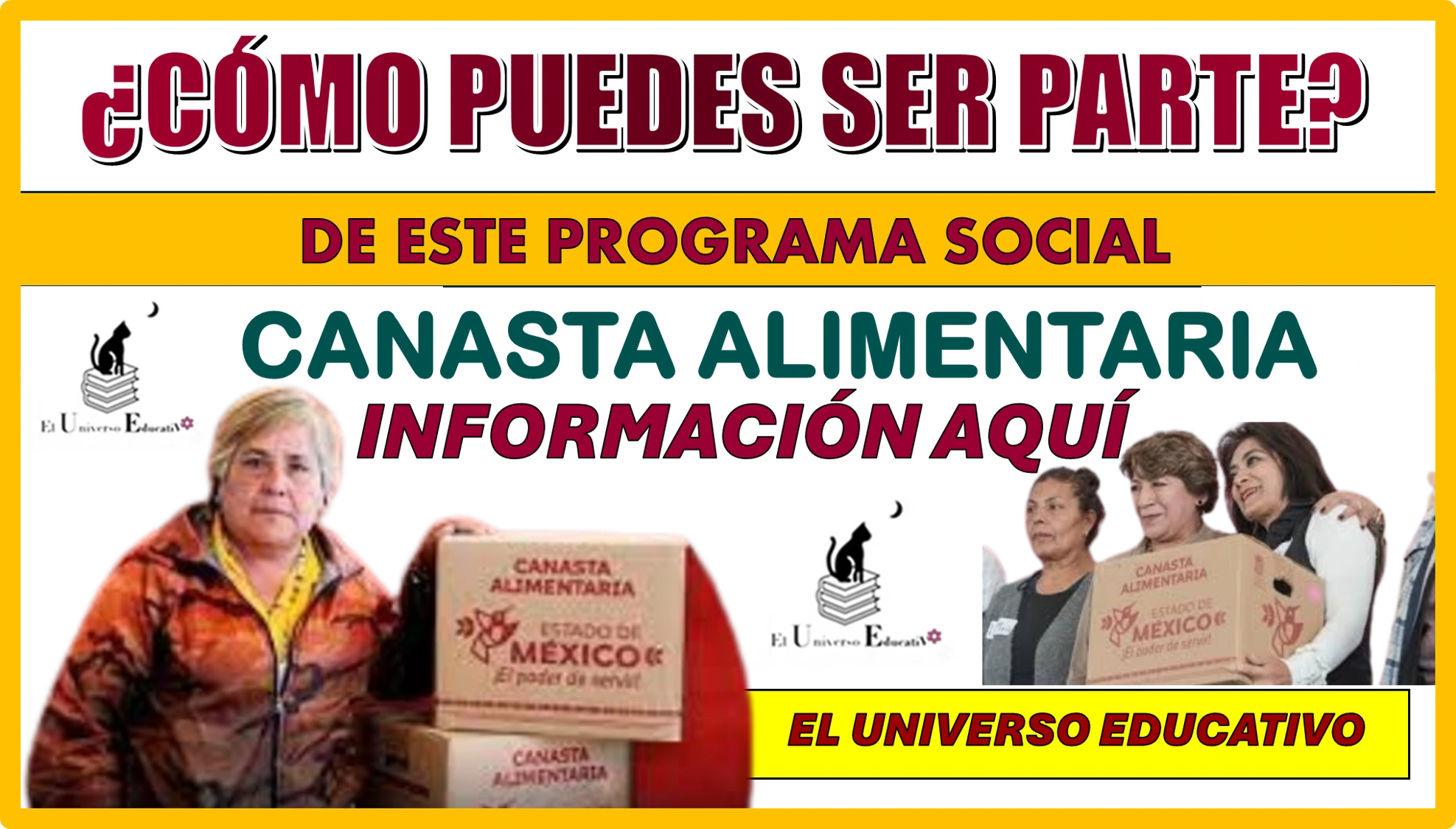 ¿CÓMO PUEDES SER PARTE DE ESTE PROGRAMA SOCIAL "CANASTA ALIMENTARIA”?