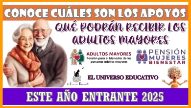 CONOCE CUÁLES SERÁN LOS APOYOS QUÉ PODRÁN RECIBIR LOS ADULTOS MAYORES ESTE AÑO ENTRANTE 2025 