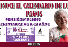 CONOCE EL CALENDARIO DE LOS PAGOS DE LA PENSIÓN MUJERES BIENESTAR DE 60 A 64 AÑOS DEL 2025 