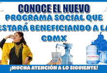 CONOCE EL NUEVO PROGRAMA SOCIAL QUE ESTARÁ BENEFICIANDO A LA CDMX...¡MUCHA ATENCIÓN A LO SIGUIENTE!