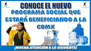 CONOCE EL NUEVO PROGRAMA SOCIAL QUE ESTARÁ BENEFICIANDO A LA CDMX...¡MUCHA ATENCIÓN A LO SIGUIENTE!