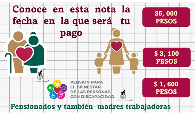 CONOCE EN ESTA NOTA LA FECHA EN LA QUE SERÁ TU PAGO DEL BIENESTAR | PENSIONADOS Y TAMBIÉN MADRES TRABAJADORAS 