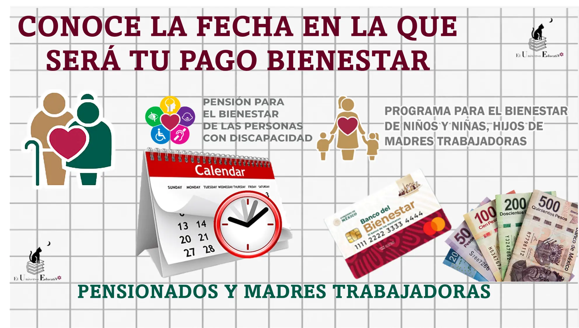 CONOCE LA FECHA EN LA QUE SERÁ TU PAGO BIENESTAR | PENSIONADOS Y MADRES TRABAJADORAS 