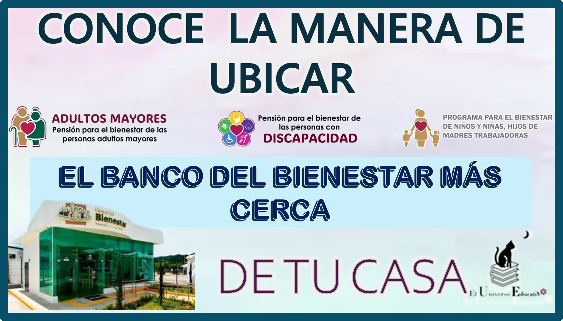 CONOCE LA MANERA DE UBICAR EL BANCO DEL BIENESTAR MÁS CERCA DE TU CASA...ATENTOS A ESTO 