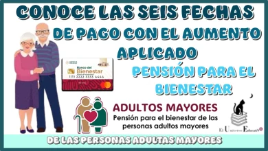 CONOCE LAS SEIS FECHAS DE PAGO CON EL AUMENTO APLICADO DE LA PENSIÓN PARA EL BIENESTAR DE LAS PERSONAS ADULTAS MAYORES 