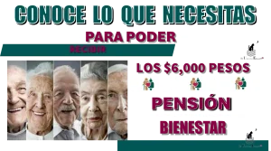 CONOCE LO QUE NECESITAS PARA PODER RECIBIR LOS $6,000 PESOS | PENSIÓN BIENESTAR 