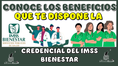 CONOCE LOS BENEFICIOS QUE TE DISPONE LA CREDENCIAL DEL IMSS BIENESTAR