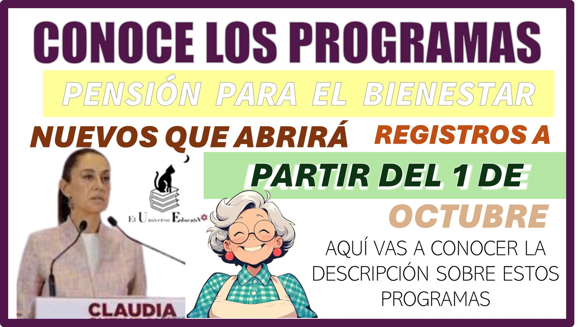 CONOCE LOS PROGRAMAS NUEVOS QUE ABRIRÁ REGISTROS A PARTIR DEL 1 DE OCTUBRE 