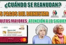 ¿CUÁNDO SE REANUDAN LOS PAGOS DEL BIENESTAR? | ADULTOS MAYORES, ATENCIÓN A LO SIGUIENTE 