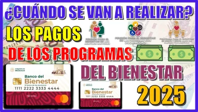 ¿CUÁNDO SE VAN A REALIZAR LOS PAGOS DE LOS PROGRAMAS DEL BIENESTAR EN EL 2025?