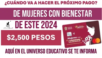 ¿CUÁNDO VA A HACER EL PRÓXIMO PAGO DE MUJERES CON BIENESTAR PARA ESTE 2024?