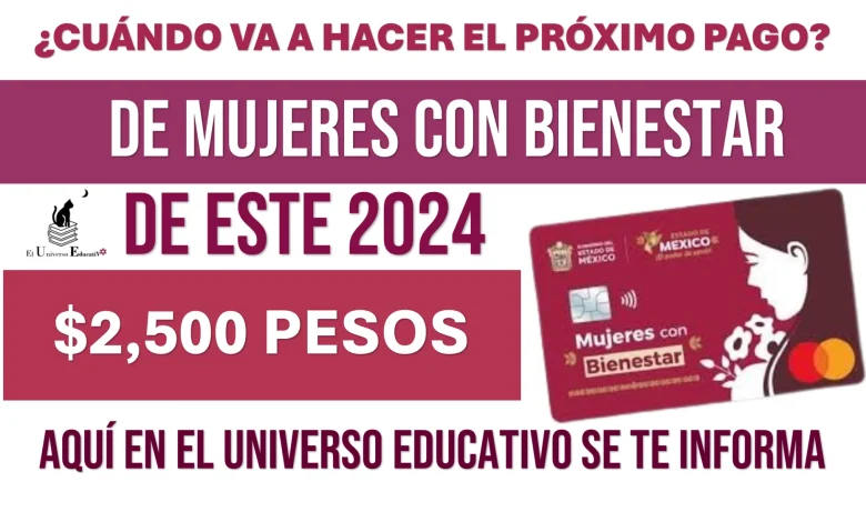 ¿CUÁNDO VA A HACER EL PRÓXIMO PAGO DE MUJERES CON BIENESTAR PARA ESTE 2024?