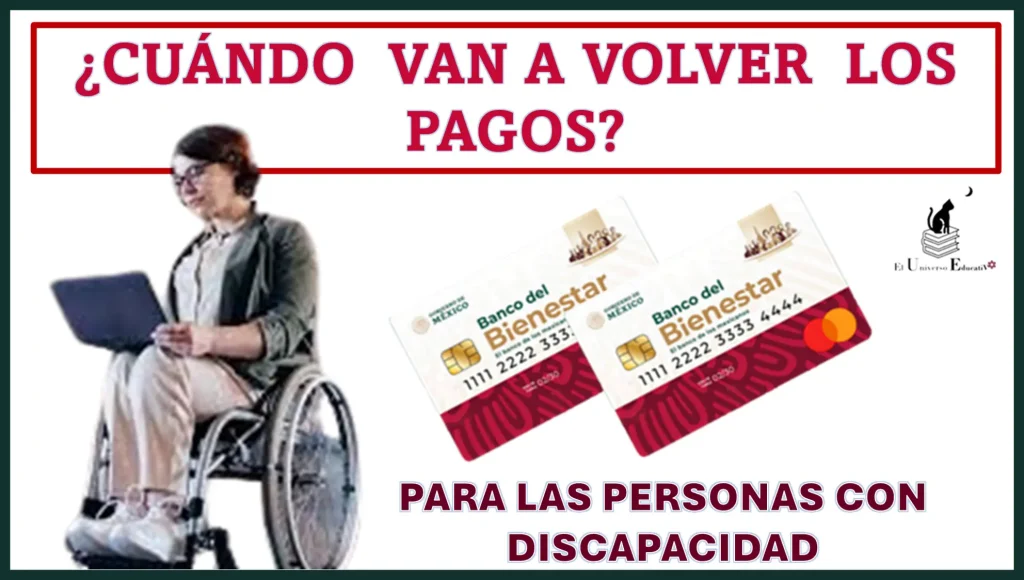 ¿CUÁNDO VAN A VOLVER LOS PAGOS PARA LAS PERSONAS CON DISCAPACIDAD? 