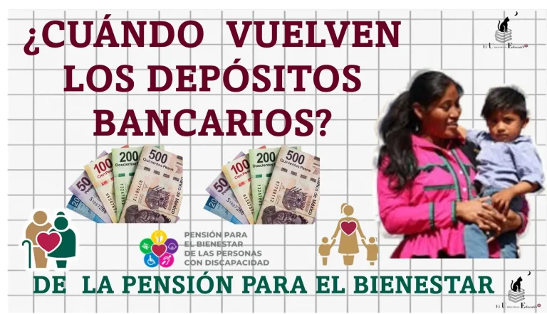 ¿CUÁNDO VUELVEN LOS DEPÓSITOS BANCARIOS DE LA PENSIÓN DEL BIENESTAR?