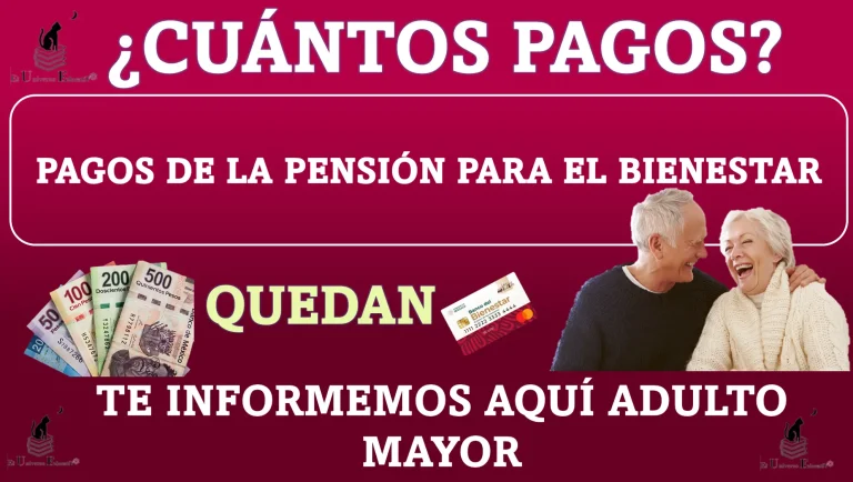 ¿CUÁNTOS PAGOS DE LA PENSIÓN PARA EL BIENESTAR QUEDAN? | TE INFORMEMOS AQUÍ ADULTO MAYOR