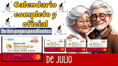 Calendario completo y oficial de los pagos pendientes de julio 