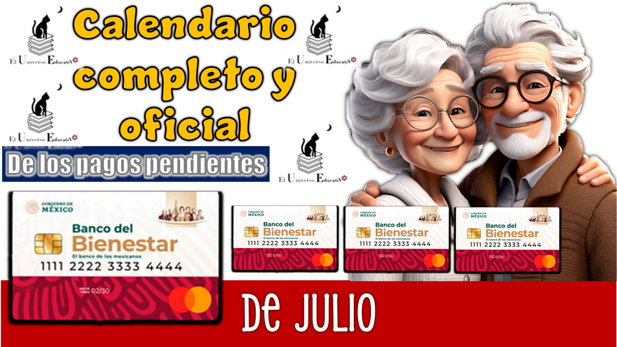 Calendario completo y oficial de los pagos pendientes de julio