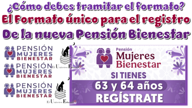¿Cómo debes tramitar el formato único para el registro de la nueva Pensión Bienestar?