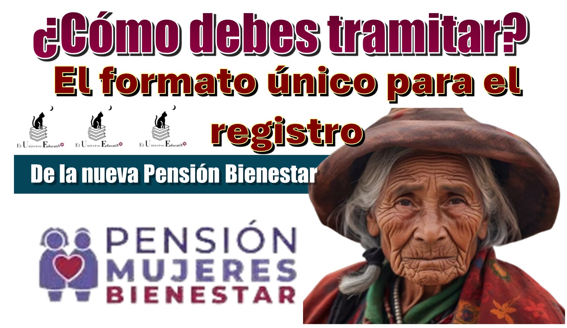 ¿Cómo debes tramitar el formato único para el registro de la nueva pensión bienestar?