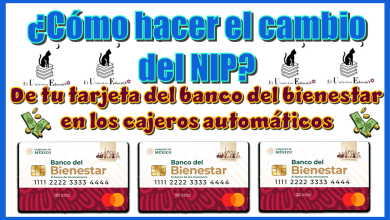 ¿Cómo hacer el cambio del NIP de tu tarjeta del banco del bienestar en los cajeros automáticos?