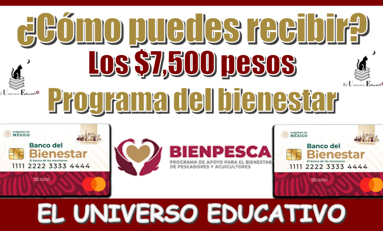 ¿Cómo puedes recibir los $7,500 pesos?...Programa del bienestar 
