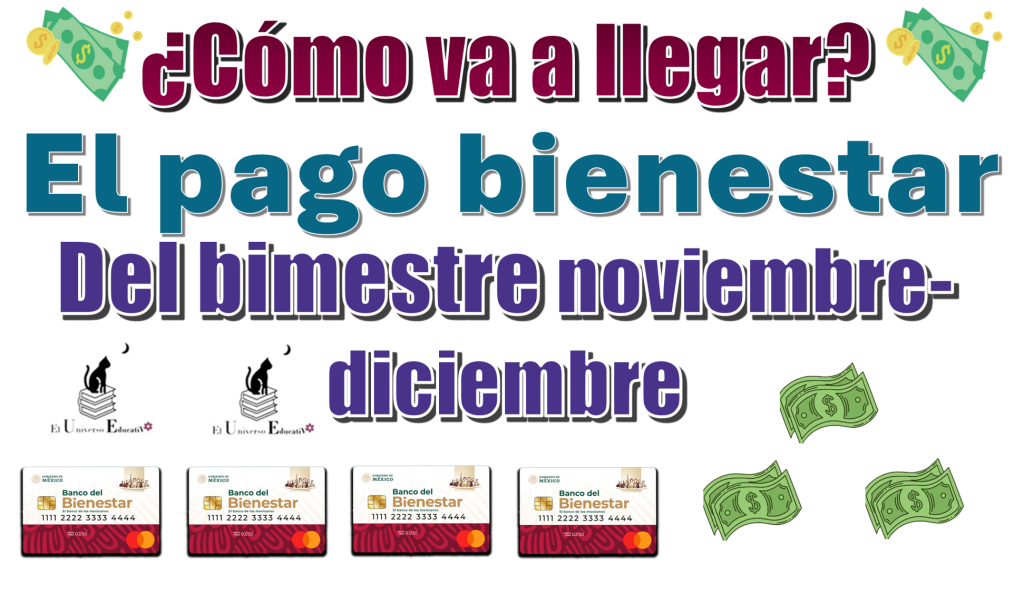 ¿Cómo va a llegar el pago bienestar del bimestre noviembre-diciembre?