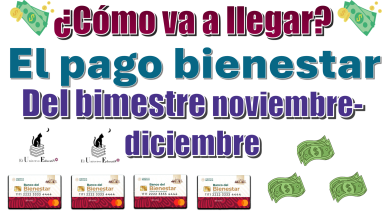 ¿Cómo va a llegar el pago bienestar del bimestre noviembre-diciembre?