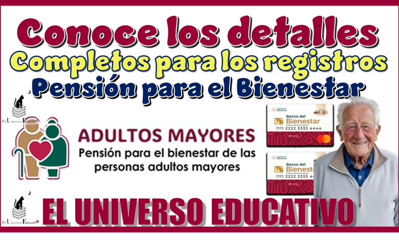 Conoce los detalles completos para los registros de la Pensión para el Bienestar 