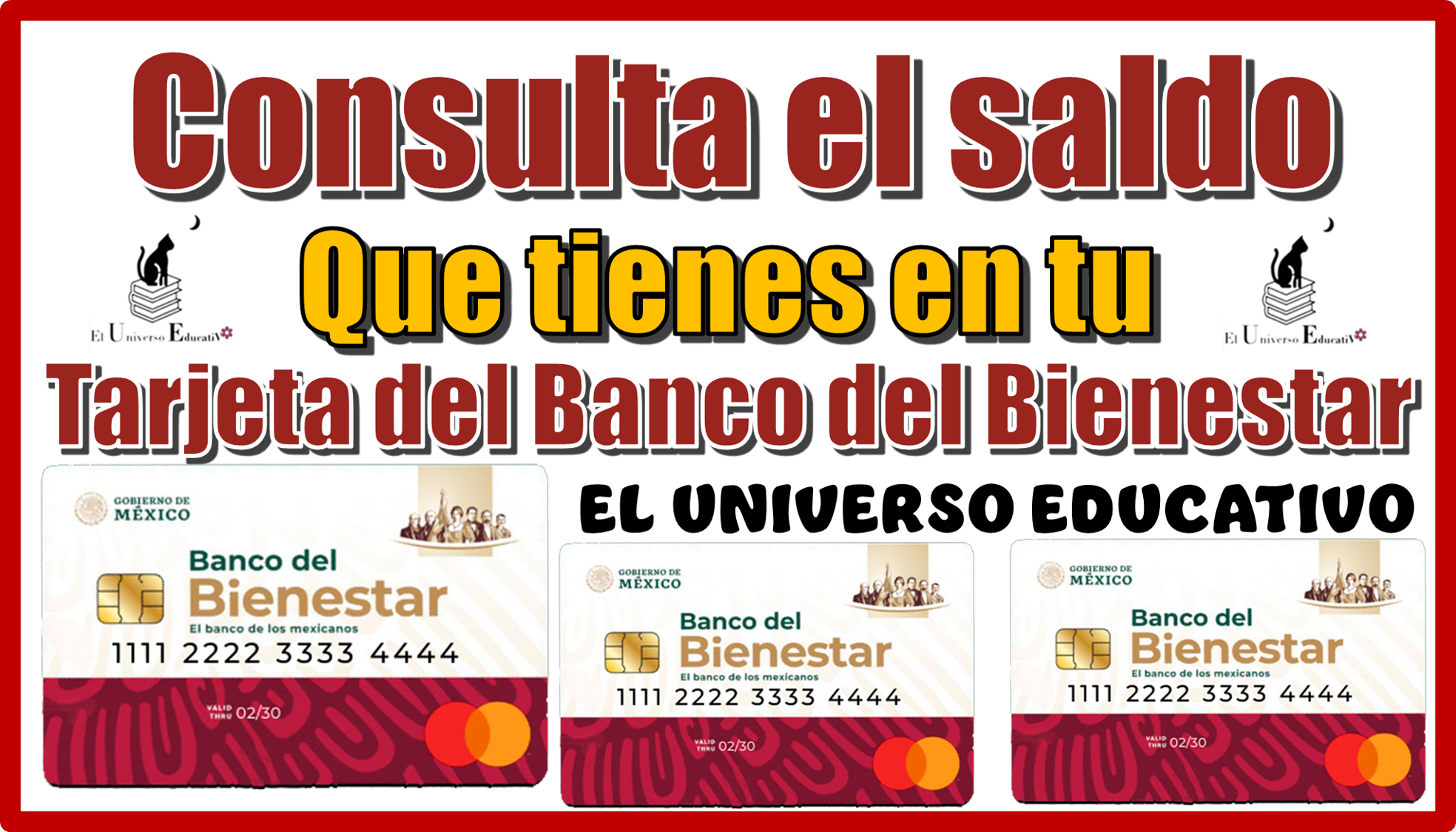 Consulta el saldo que tienes en tu Tarjeta del Banco del Bienestar