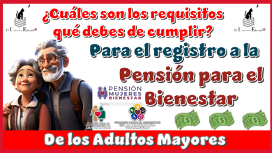 ¿Cuáles son los requisitos qué debes cumplir para el registro a la Pensión para el Bienestar de los Adultos Mayores?